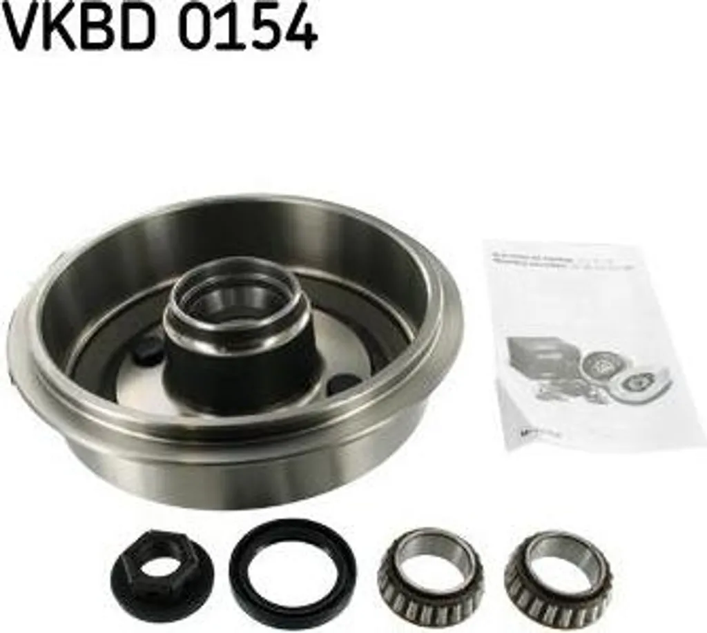 Tambour de frein SKF VKBD 0154 arrière premium pour Fiesta et KA