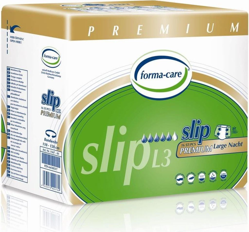 forma-care Premium dry slips - Inkontinenzslip - 64 Windeln Produktbild 