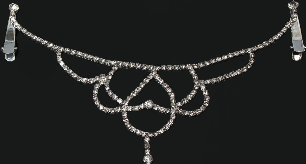 Edles Hochzeits Haarband mit Strass