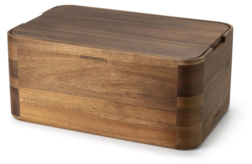 CONTINENTA Brotkasten, Akazie 36x23x16 cm 4886 Produktbild 