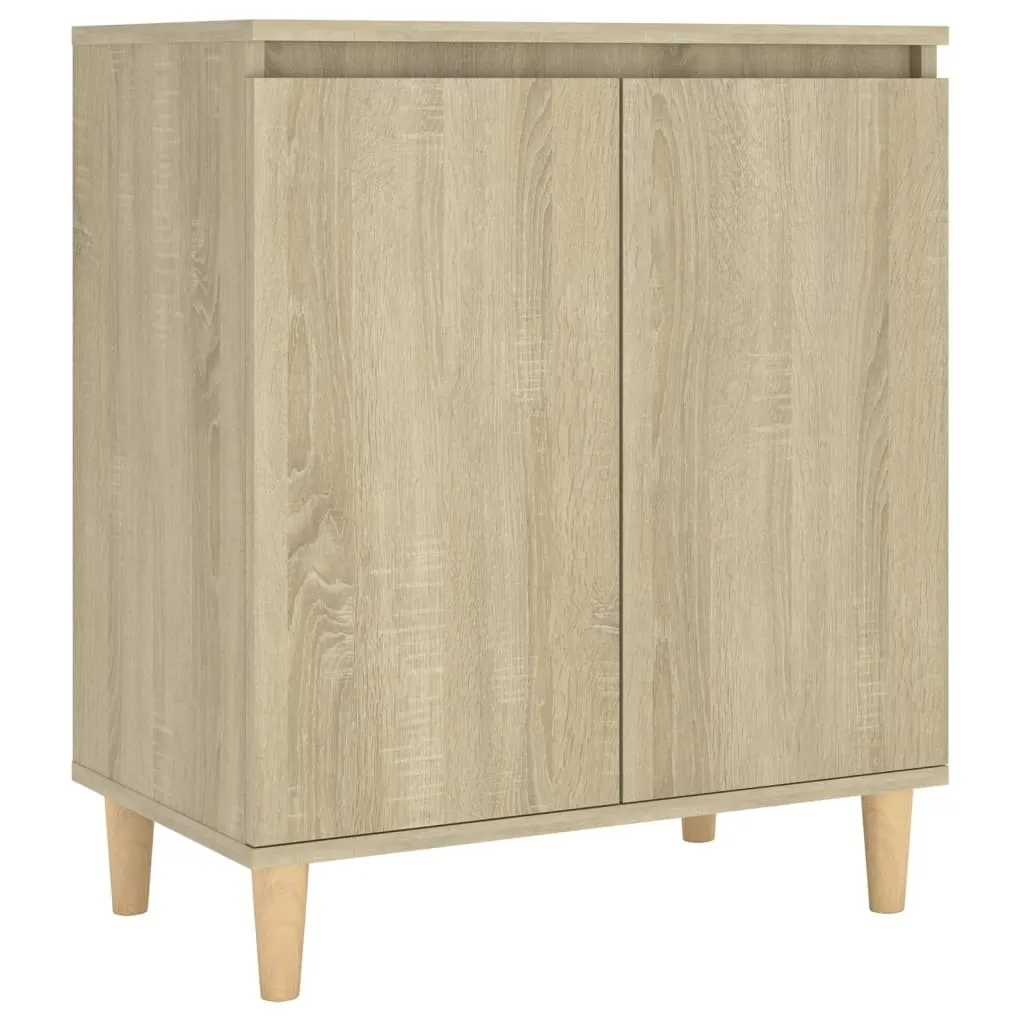 Credenza SYFAX Rovere Sonoma 60x35x70cm Gambe Massello | Mobili Design