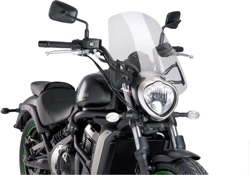 Écran Touring PUIG transparent pour voyager confortablement en Kawasaki