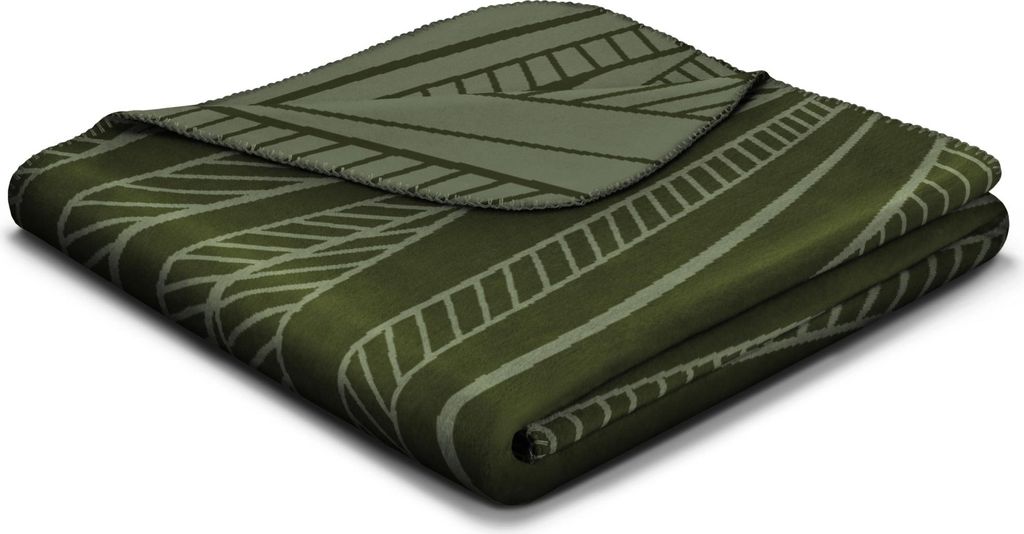 Biederlack Wohndecke V&B WILLOW BL 150x200 cm grün Decke Kuscheldecke