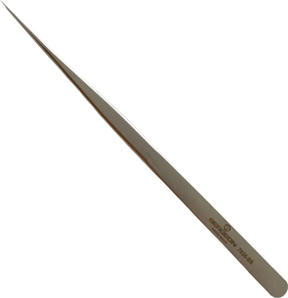 Évitez l'Aimantation des Pièces avec la Pince Bergeon 7026-SS en Inox