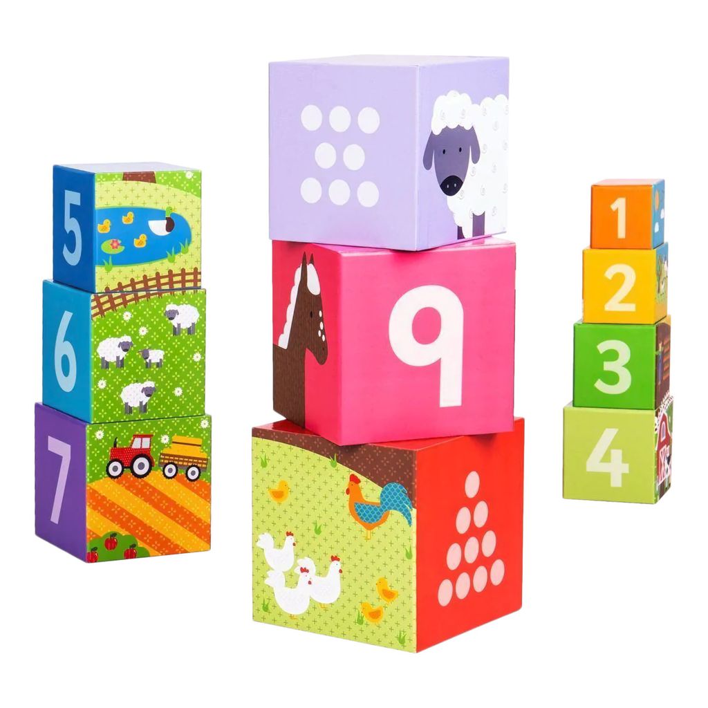 Bigjigs Toys Didaktische Würfelfarm