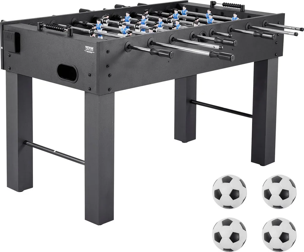 Baby-foot familial grand format idéal pour maison et salle de jeux VEVOR