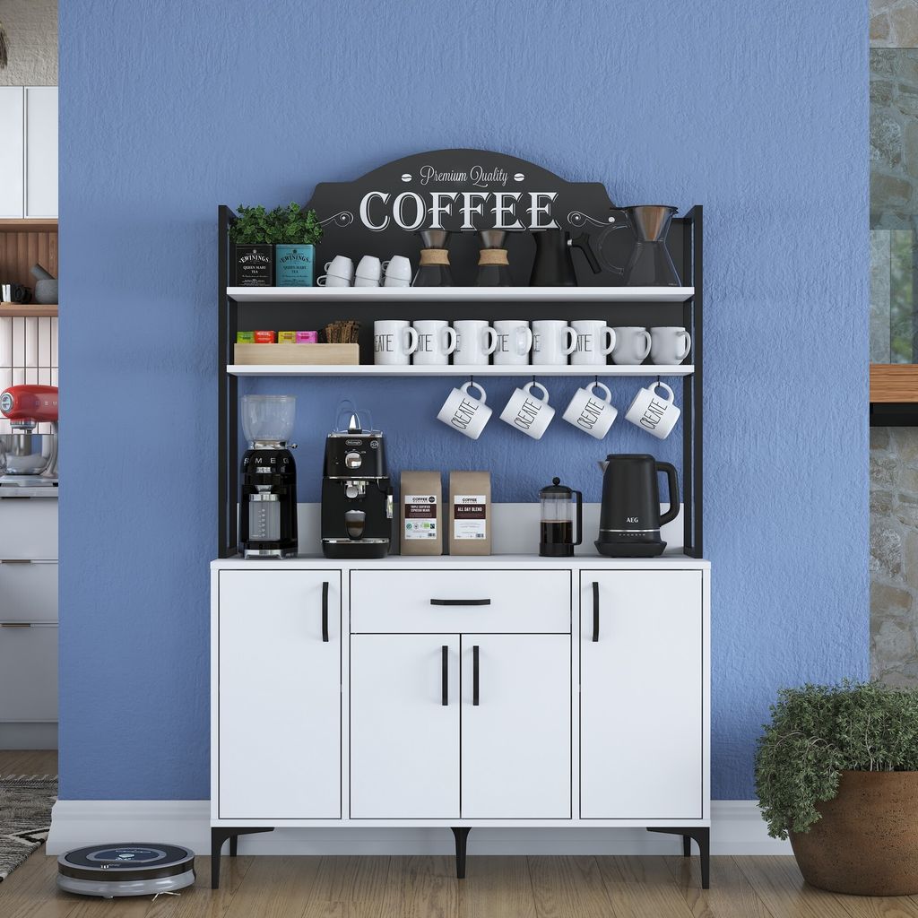 Skye Decor, JE130 - 2987, víceúčelová skříň, bílá, 100 % Obrázek produktu 2