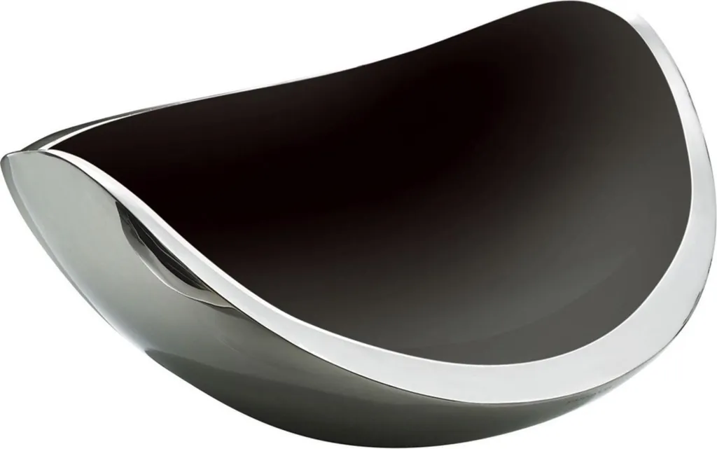 Bugatti Ninnananna 5807808INATR Corbeille à Fruits Design Inox Miroir