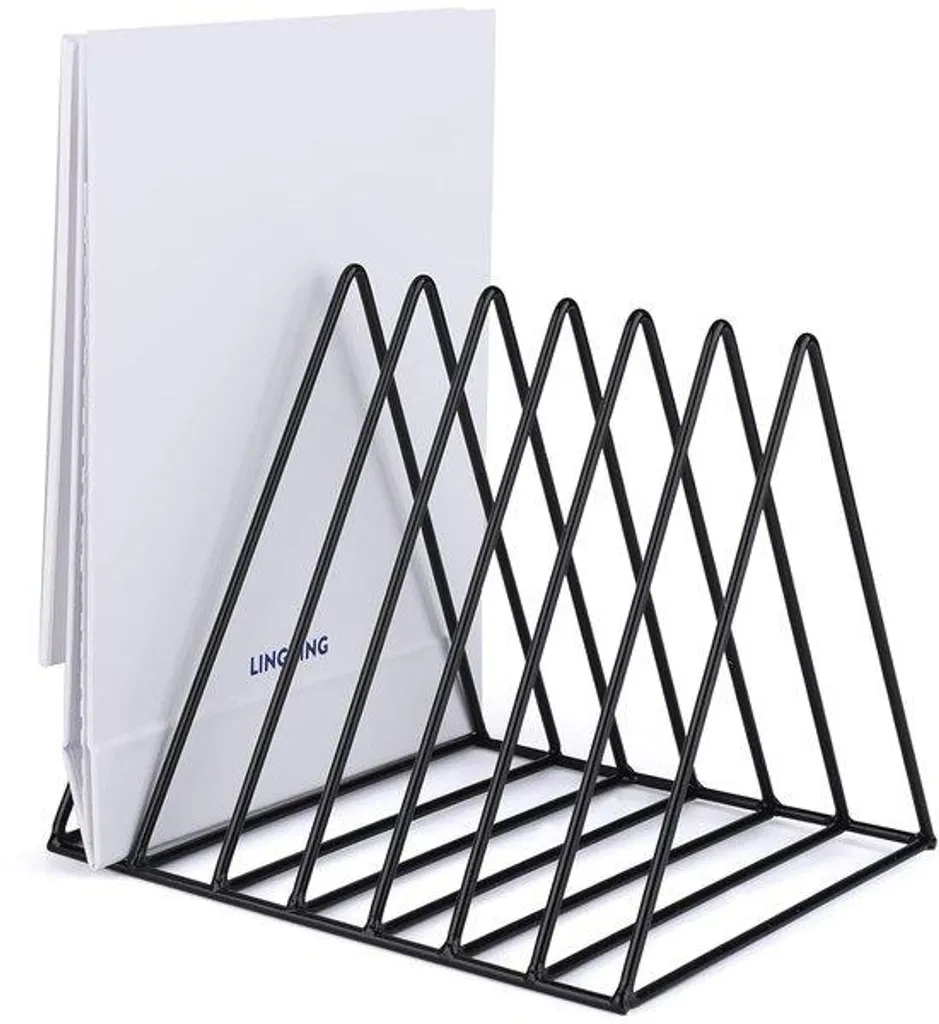 Trieur de documents vertical en acier résistant pour dossiers et revues
