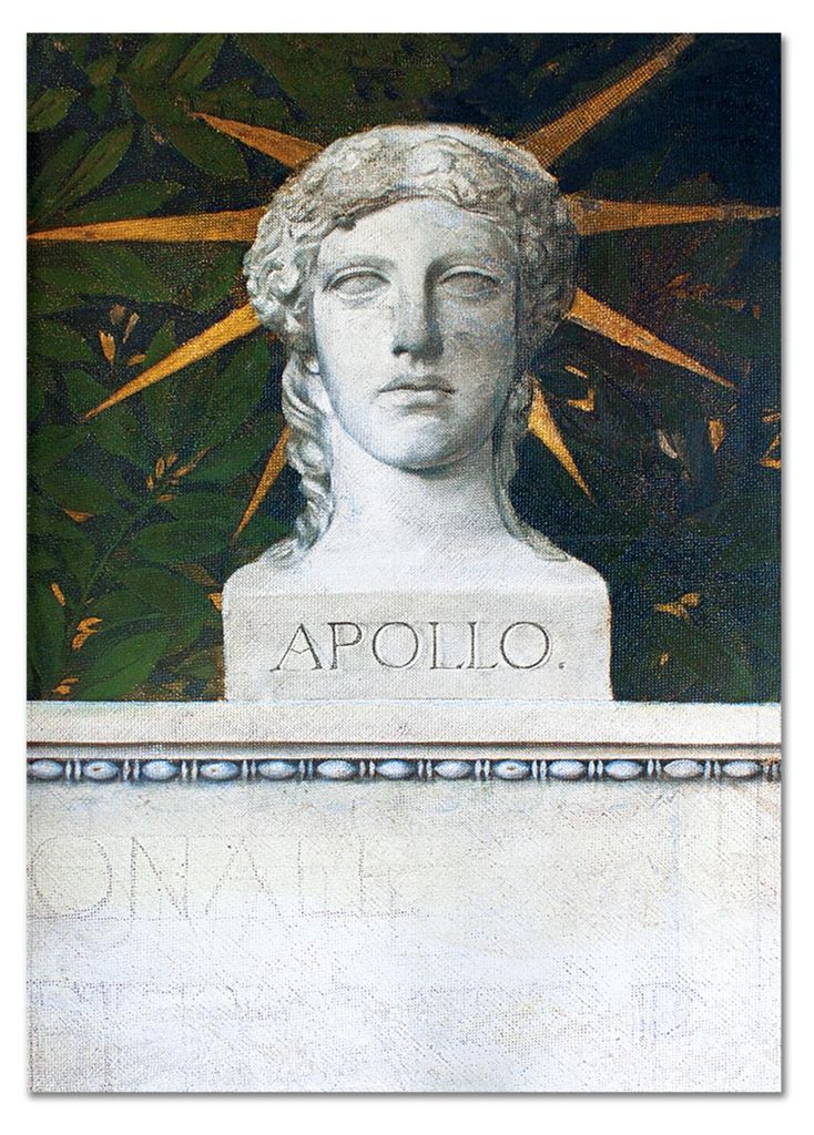 Giallobus - Apollo - Gustav Klimt - 50L x 70W cm - Bild - Acrylglas