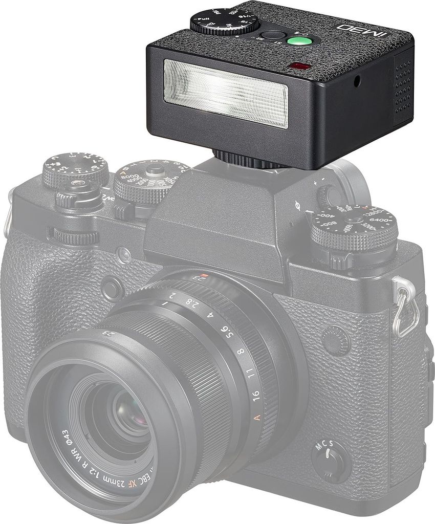 Godox iM30 Mini On-Camera Flash GN15 Kamera Speedlite 7 Leistungsstufen 3,6 s Wiederaufbereitungszeit mit Einzelkontakt-Blitzschuh-Ersatz für Cano...