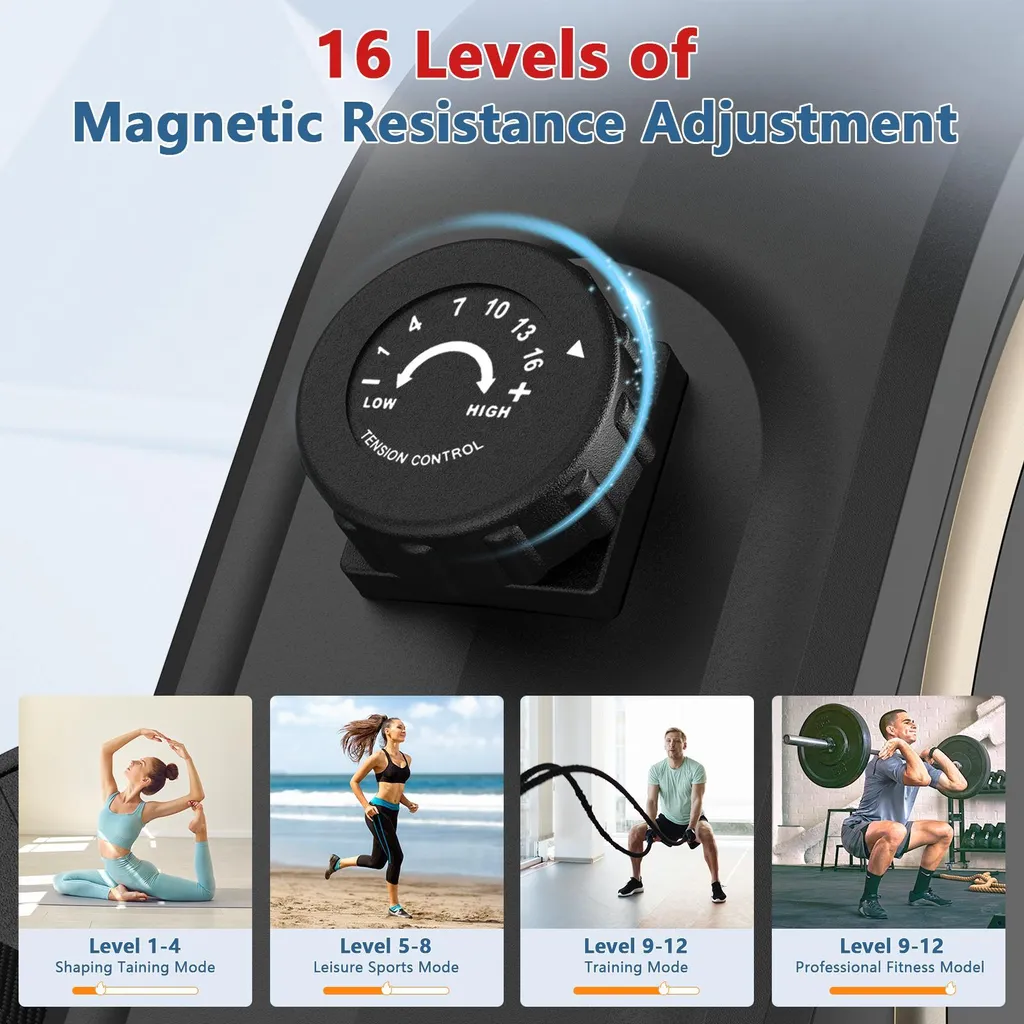 Machine à ramer d'appartement magnétique avec application Bluetooth - 3