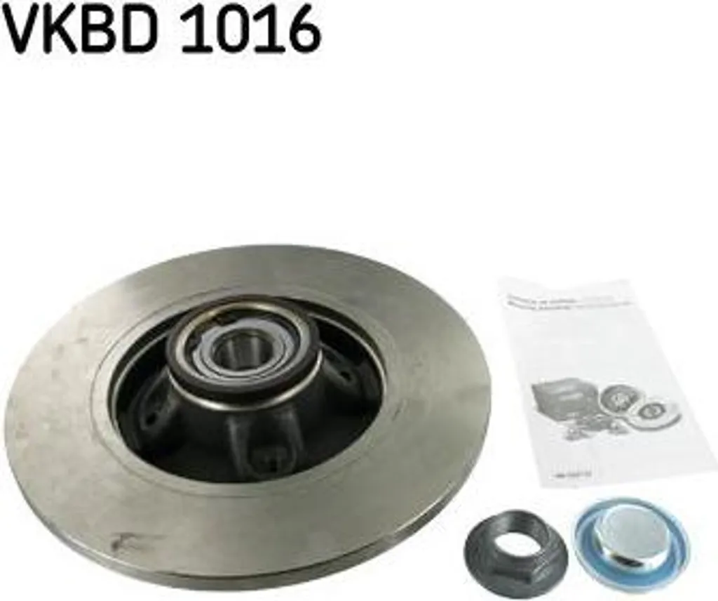 Disque de Frein SKF VKBD 1016 avec Roulement Intégré pour C4 et DS4