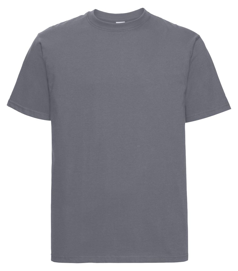 Russell Europe Herren T-Shirt, Kurzarm RW3276 (XL) (Grau)