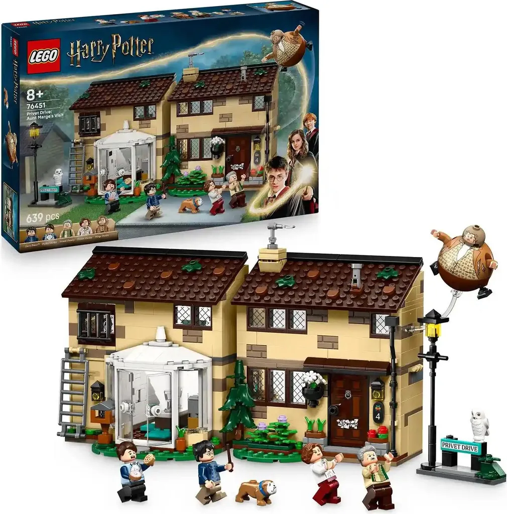 Cadeau LEGO Harry Potter 76451 pour Recréer la Scène de Tante Marge