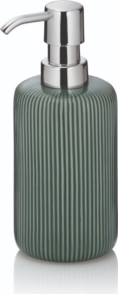 KELA Seifenspender Ava Keramik grün 350 ml KL-24417