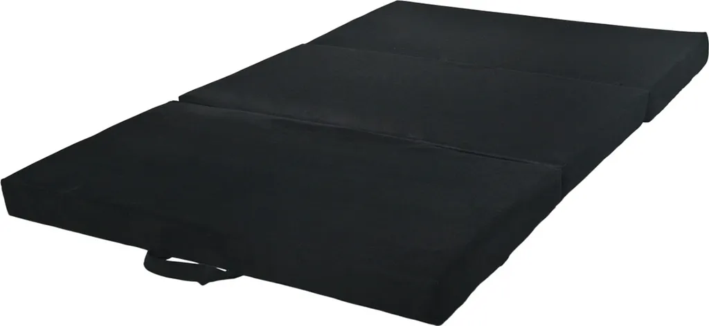 Matelas une personne 80x200 noir idéal pour lit simple ou couchage d'appoint