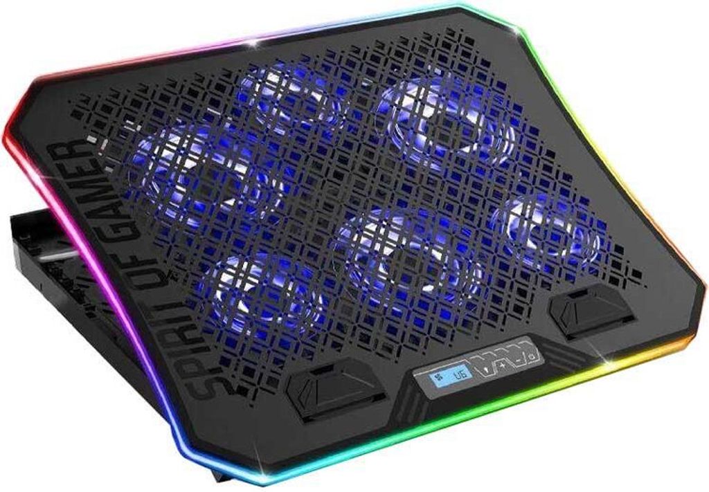 Spirit of Gamer Airblade 1200, 43,2 cm (17"), 6 Stück(e), Tasten, Schwarz, LCD, Blau, Grün, Rot