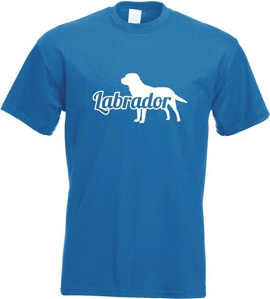 Kiwistar - T-Shirt - royal - Labrador Retriever Motiv Bedruckt Funshirt Design Print - mit Motiv Bedruckt - Funshirt Design - Sport - Freizeit - He...