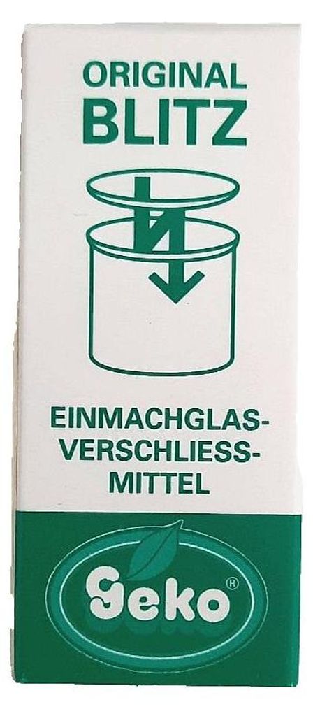 Orginal Blitz Geko Einmachglasverschliessmittel  2 x 20ml Produktbild 