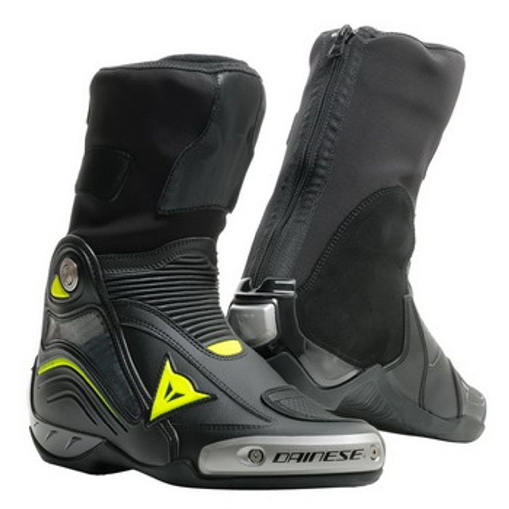 Dainese Axial D1 Motorradstiefel Farbe: Schwarz/Gelb, Grösse: 44