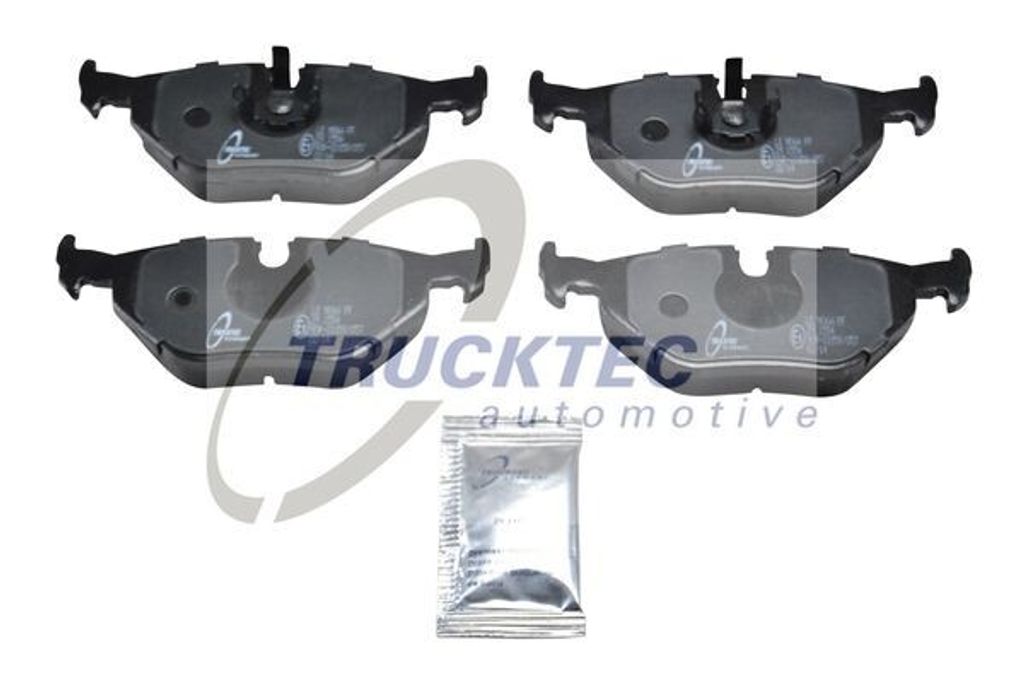 TRUCKTEC AUTOMOTIVE Bremsbeläge Satz Hinten Bremsklötze für BMW 3 Limousine (E36) 08.35.007
