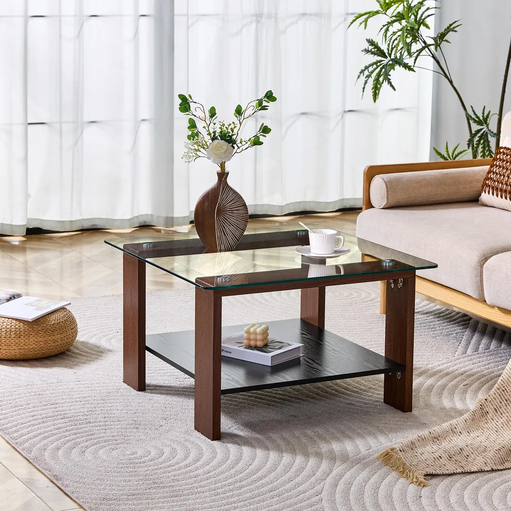 Petite table basse avec rangement : optimisez votre salon avec style - 3