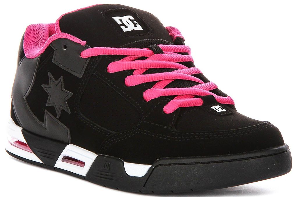 DC Shoes DC Command in Schwarz-Rosa für Damen – Größe 5 Produktbild 