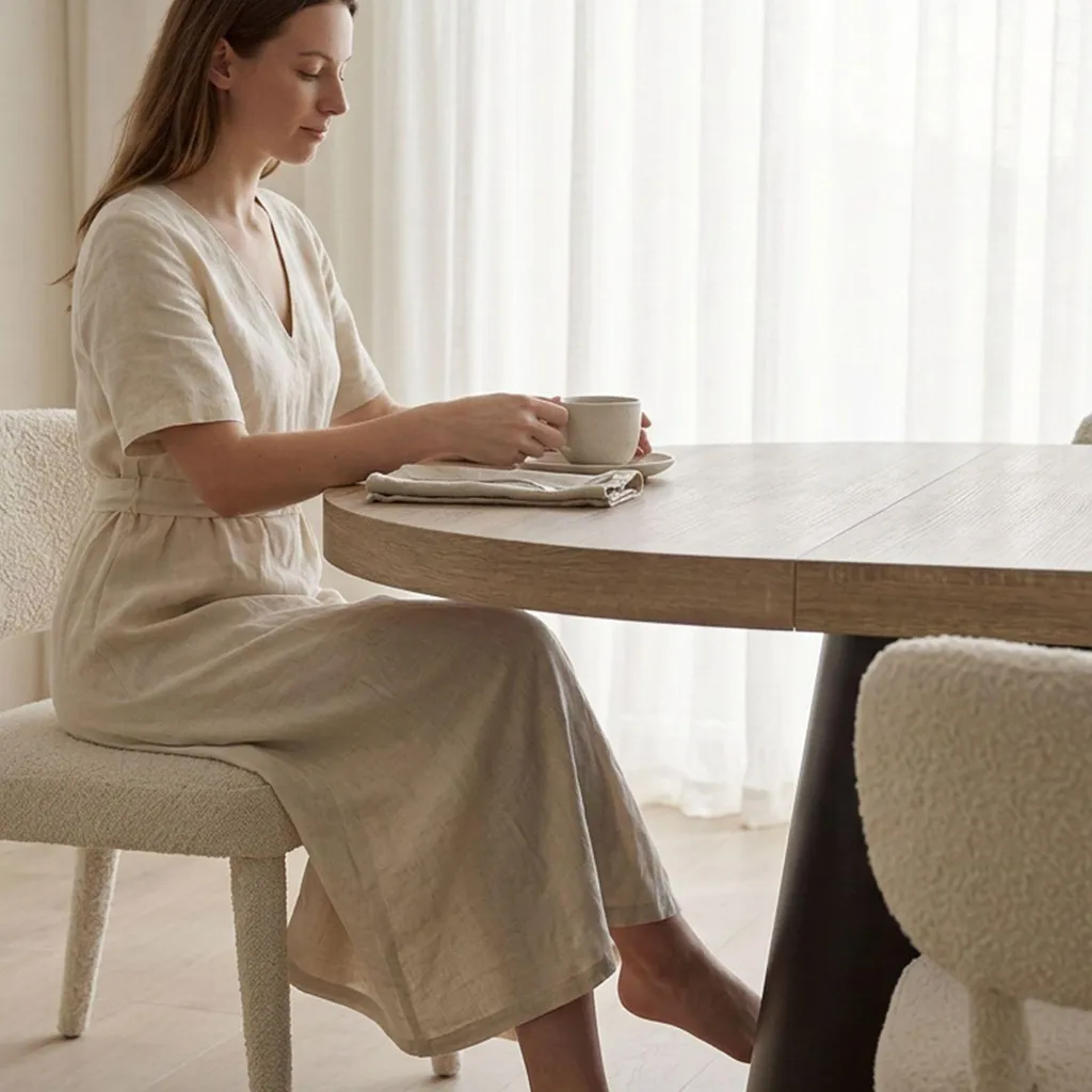 Table extensible Henriette : la solution pour recevoir dans un petit salon