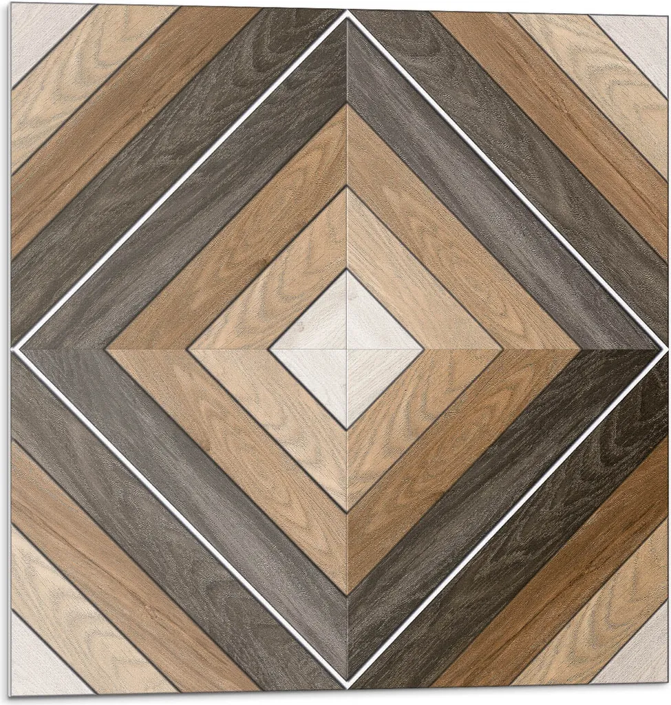 Kit 20 Adesivi per Piastrelle 20x20 - Motivo Rombi PVC Decorativo