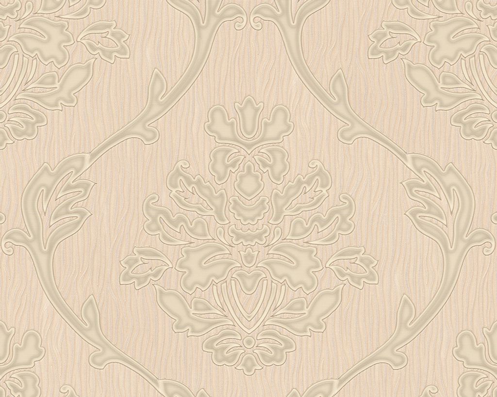 A.S. Création Tapete High Society, beige, braun, metallic, 10,05 m x 0,70 m, 933645, 9336-45