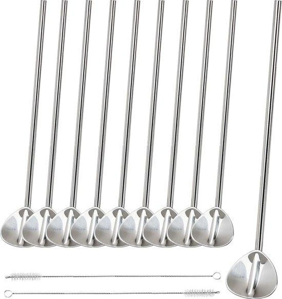 Reinwaschbares Stabiles Messer Set 12-teilig aus Edelstahl - Ideal für Cocktails und Smoothies
