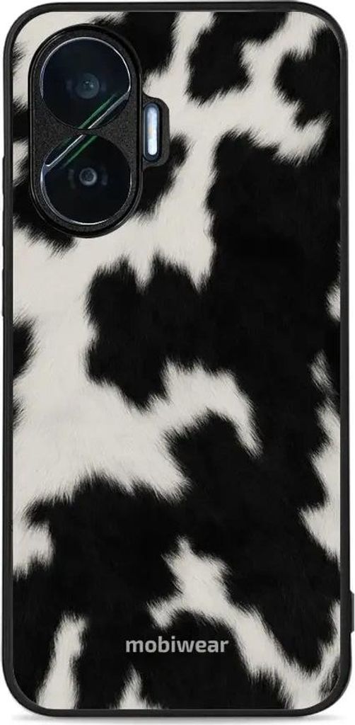 Handyhülle für Xiaomi POCO F7, Mobiwear Glossy Case, Kuhfell-Optik