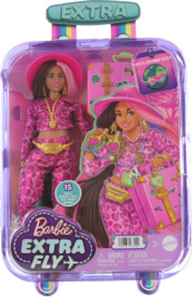 Reise Barbie-Puppe mit Safari-Outfit, Barbie Extra Fly, Produktbild 15