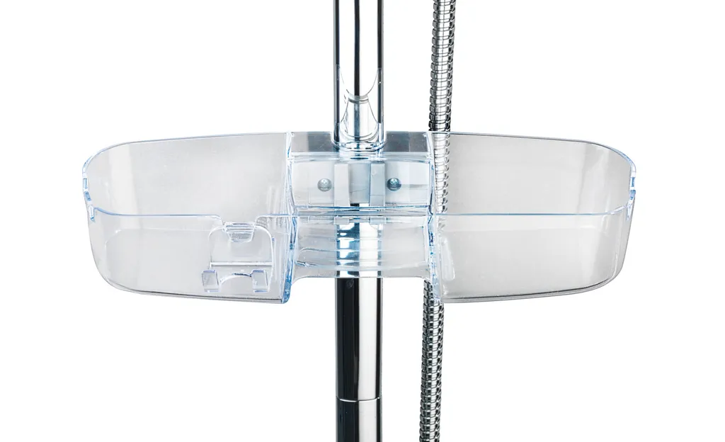 Rangement douche sans percer Valet suspendu 3 compartiments gain de place