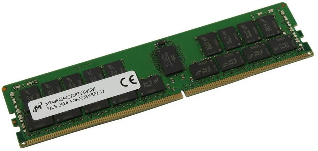Mémoire Serveur 32 Go Micron DDR4 2933 MHz ECC RDIMM Haute Fiabilité