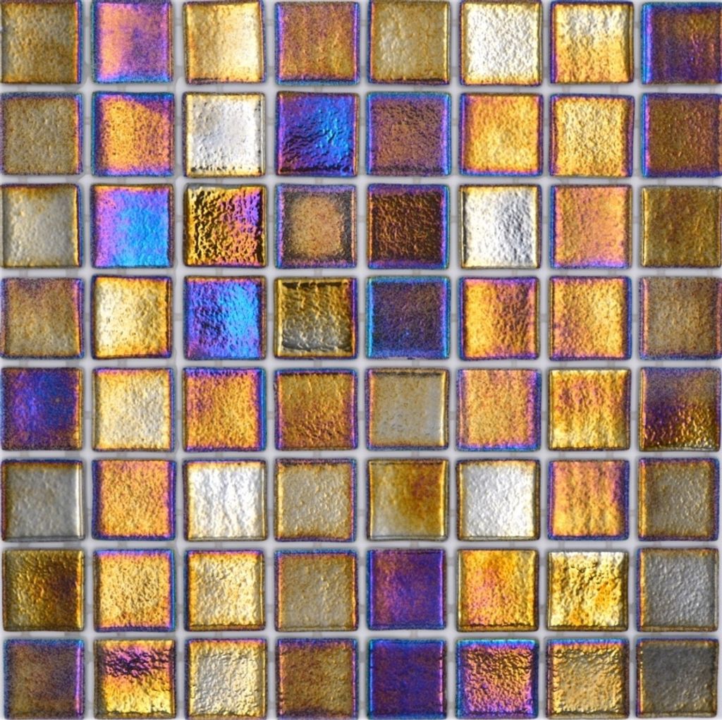 Schwimmbadmosaik Poolmosaik Glasmosaik schwarz mehrfarbig irisierend Wand Boden Küche Bad Dusche MOS220-P55386_f