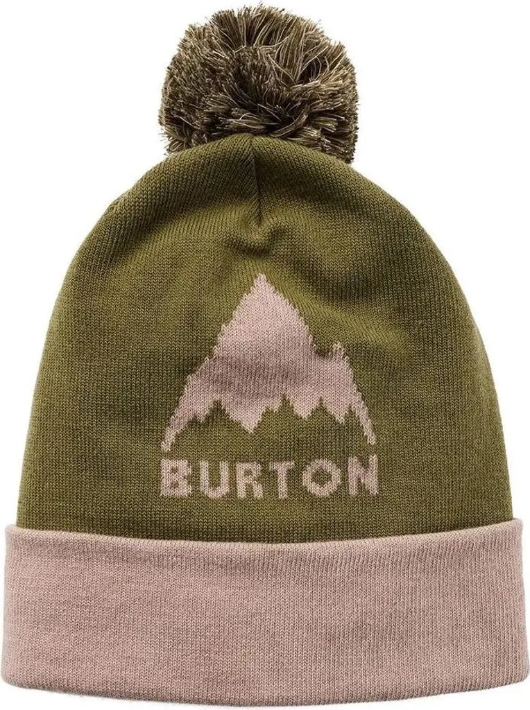 Bonnet Burton Trope Vert Taille Unique - Maille souple et coupe mixte