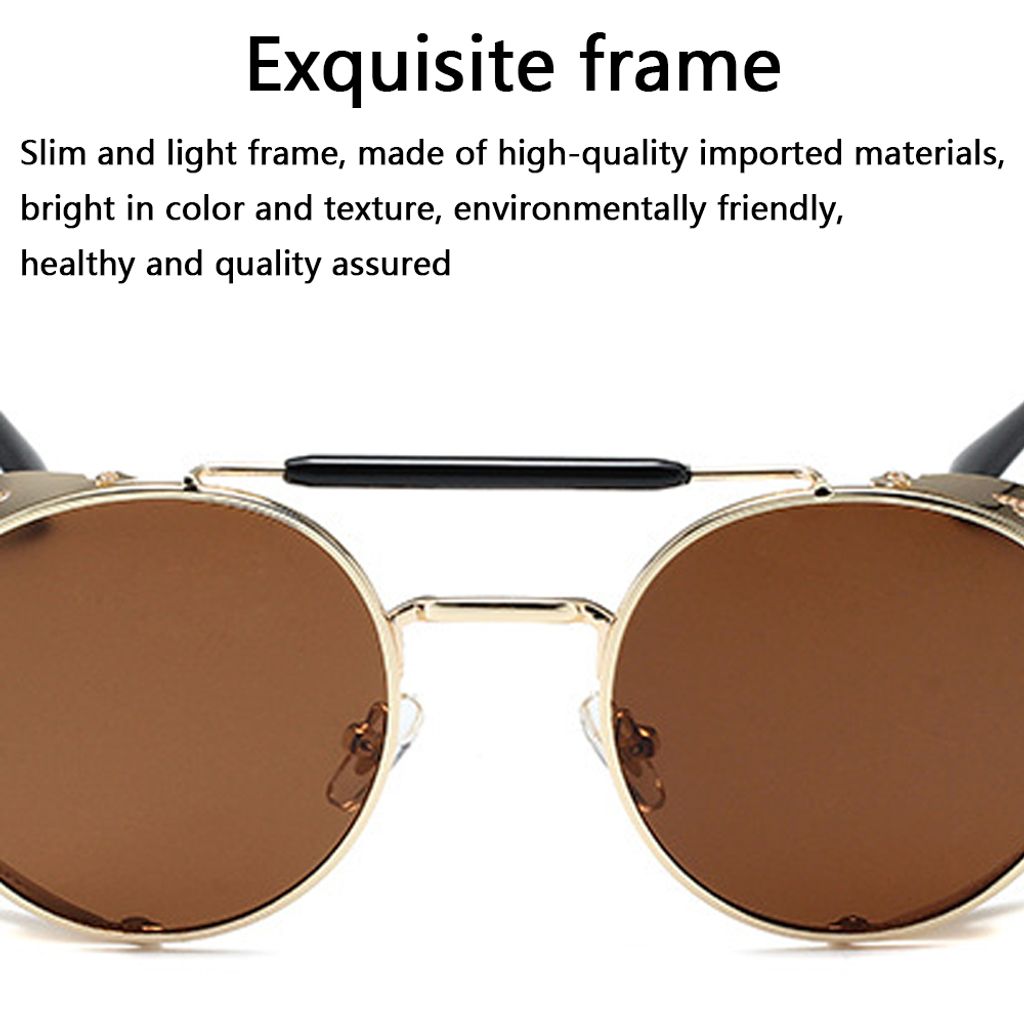 Klassische Polarisierte Sonnenbrille Uni Retro Brille - Produktbild 4