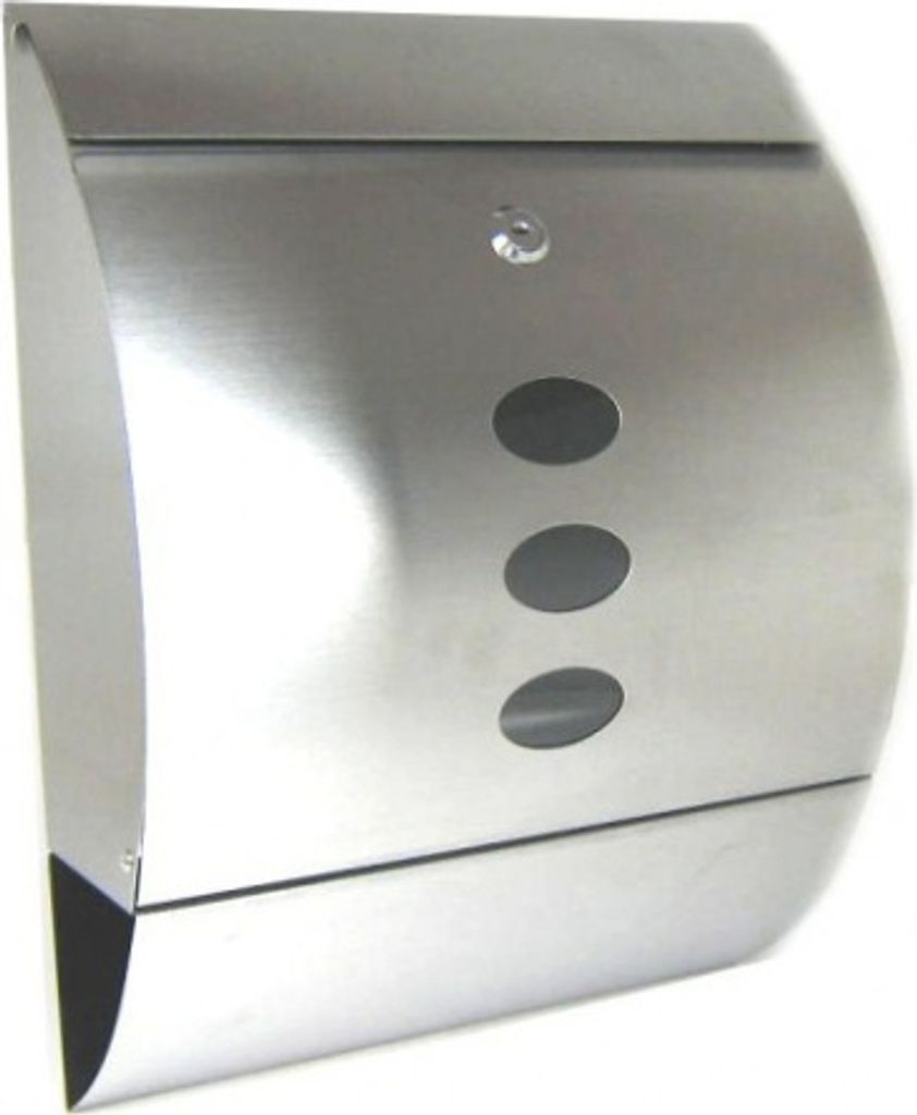 Briefkasten Postkasten Wandbriefkasten Edelstahl Produktbild 