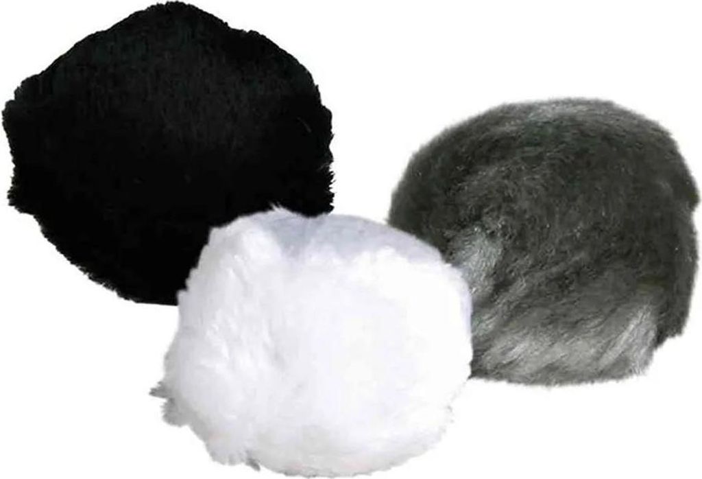 Katzenspielzeug Plüschball ø 3 cm diverse Immagine del prodotto 