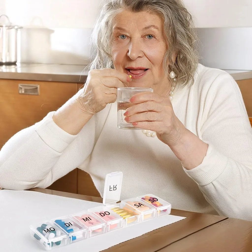 Boîte à comprimés nomade pour voyage et organisation de médicaments - 8