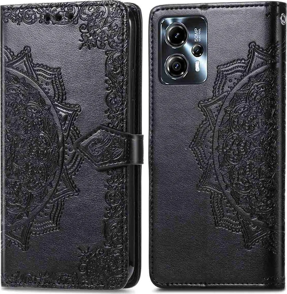 Cover Motorola G23 G13 Mandala imoshion - Protezione Integrale Nera