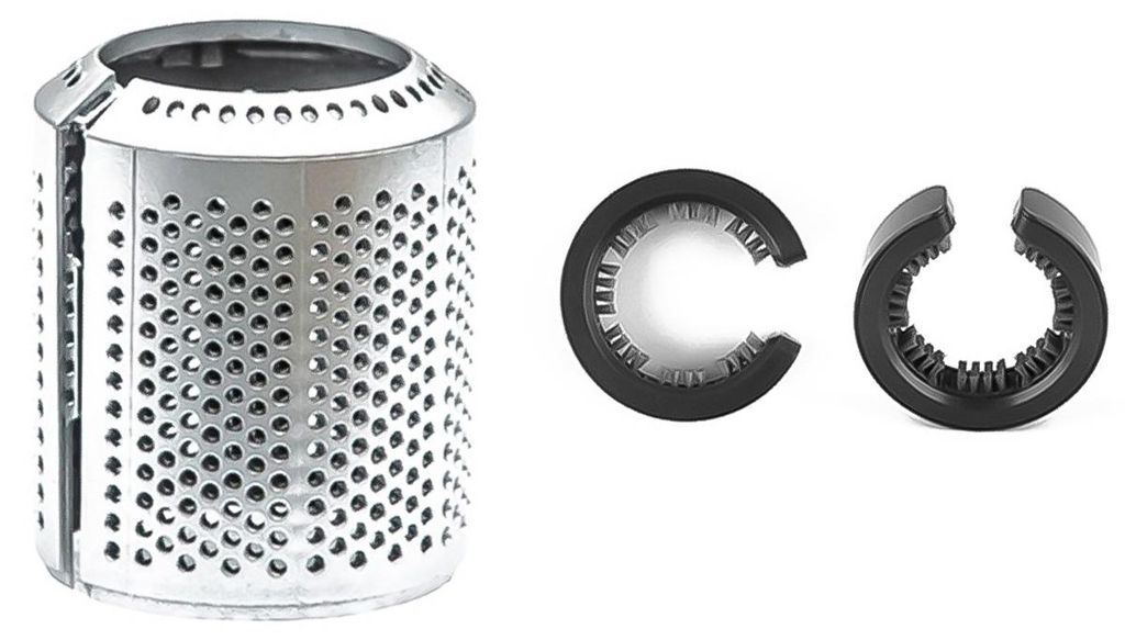 INF Haartrockner-Filter mit Bürste ABS und PC Ersatz für Dyson zu Hause Silber