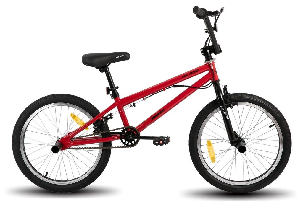 Kinder BMX Fahrrad - Freestyle Bike - 51 cm Räder - 360° Rotor - 4 Pegs - Zweirad - Für Kinder ab 12 Jahren - Rot