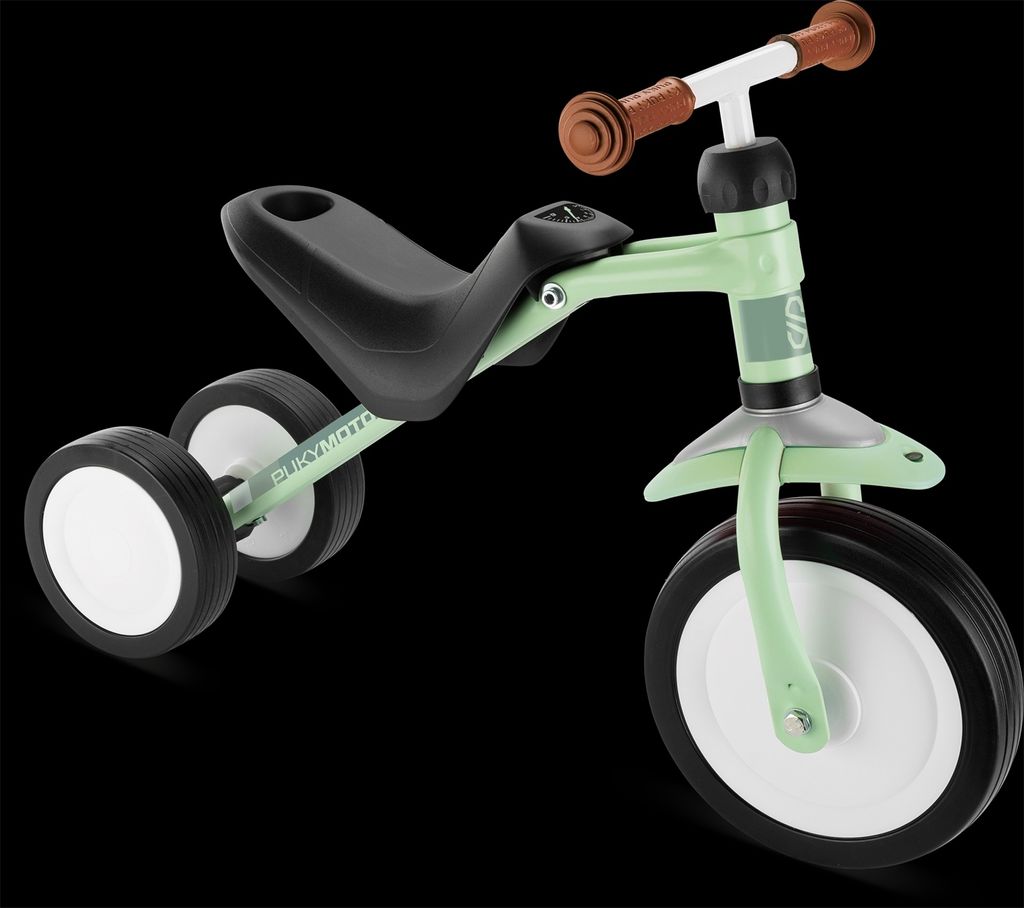 PUKY PUKYMOTO | sicheres und stylisches Laufrad | Rutschfahrzeug | Lenkeinschlagsbegrenzung | für Kinder ab 1,5 Jahren | Pastell-Grün