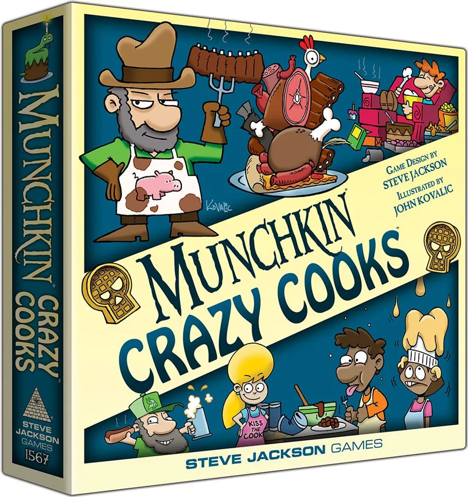 Jeu de cartes Munchkin Crazy Cooks pour animer un apéro geek