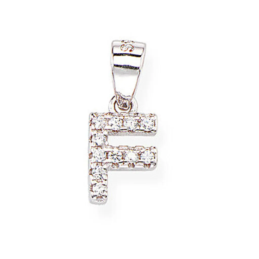 Charms Amen Letterami Donna: Ciondolo Iniziale Argento e Zirconi