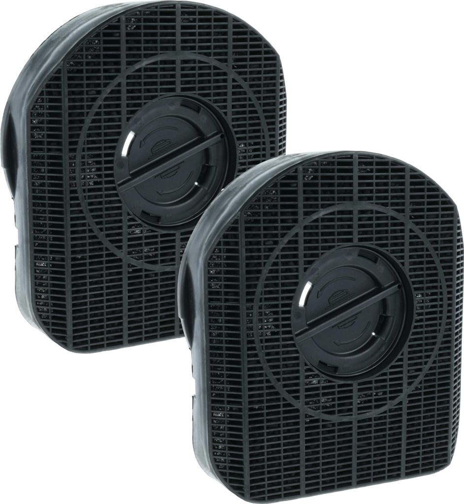 vhbw 2x Aktivkohlefilter kompatibel mit Ariston HL90.1IX(AUS), HL80.1IX(AUS), HE90.1IX(AUS), HE90.1BIX, HE70IX, AGM.1IX, HO9IX/1 Dunstabzugshaube