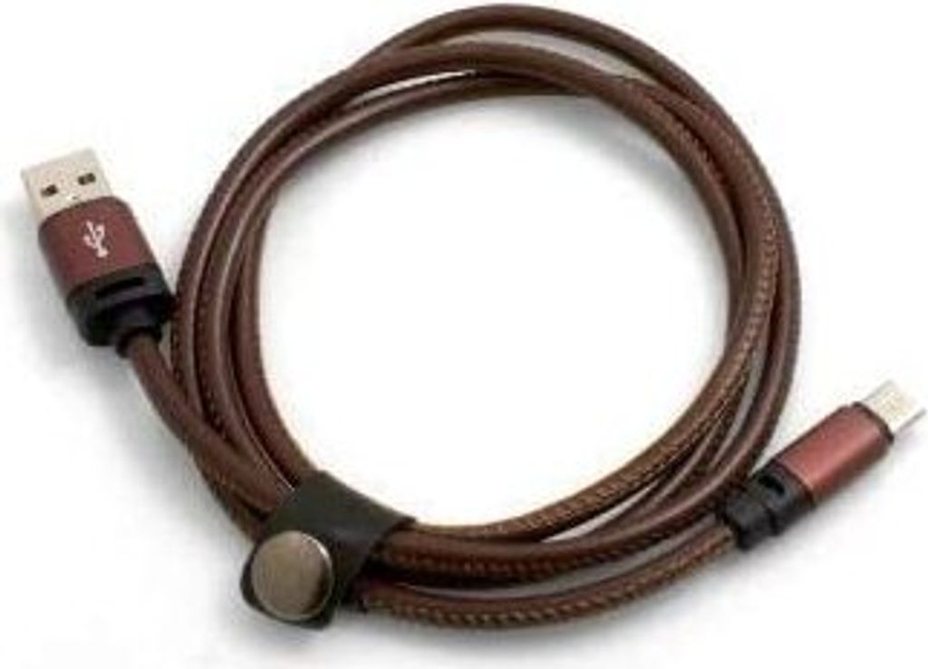 System-S USB 3.1 zu USB 3.0 Kabel 100 cm Kunstleder Produktbild 